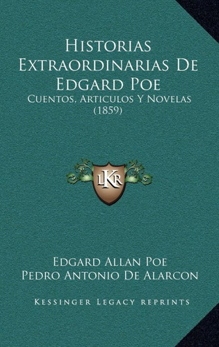 Libro Historias Extraordinarias De Edgard Poe