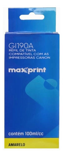 Kit de 4 recargas de tinta Maxprint compatible con tinta negra, cian, amarilla y magenta de Canon G3110