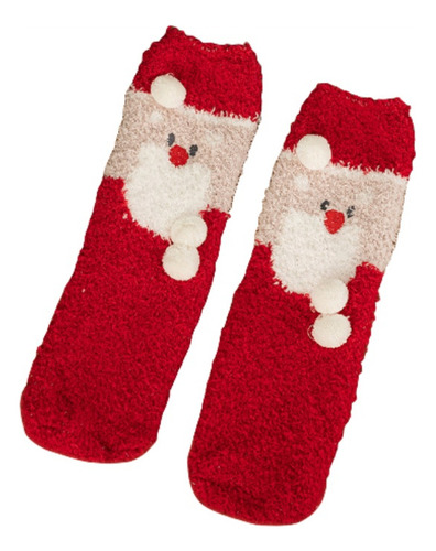 20 Pares De Calcetines Navideños Lindos Y Gruesos [u]