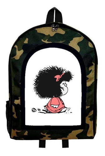 Mochila Camuflada Mafalda Modelo 25