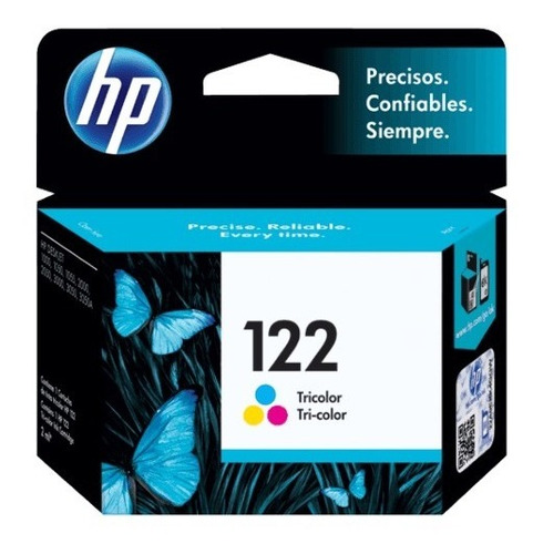 Imagen 2 de 2 de Cartucho Hp 122 Color Ch562hl Vigente Verificable Tienda