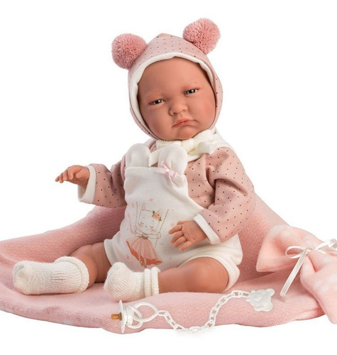 Bebe Real Lala Muñeca Llora 43cm Bebe Reborn Llorens España