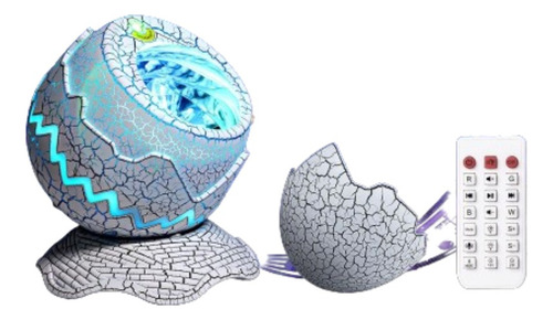 Huevo De Dinosaurio Luz Proyectora Aurora De Boreal Infantil