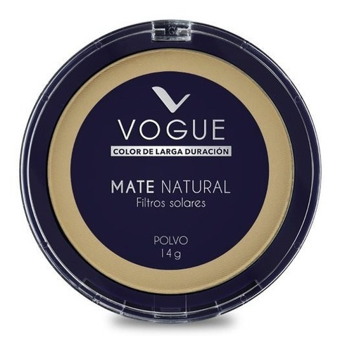 Polvo Compacto Mate Natural Vogue