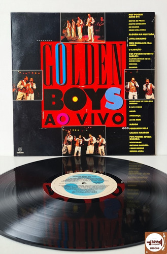 Lp Golden Boys - Golden Boys Ao Vivo