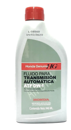 Aceite Transmisión Automática Original Acura Atf Dw-1