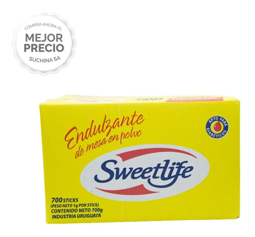 Edulcorante Sweetlife Caja X700 Unidades Suchina Sa