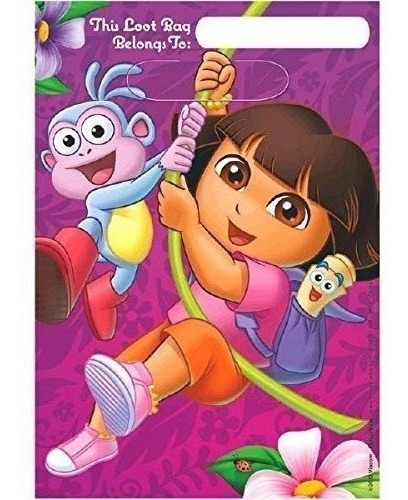 American Saludos Dora The Explorer Treat Bags Artículos De