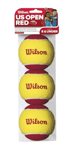 Pelota Wilson Tenis Para Nja Bote 3 Piezas