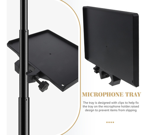 Soporte Para Micrófono Con Abrazadera, Estante Utilitario, S