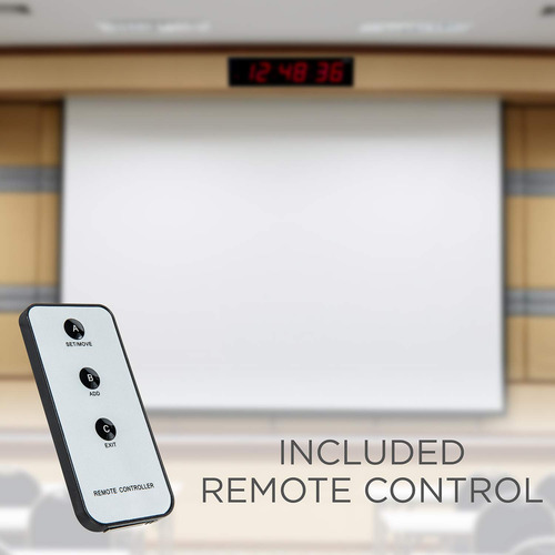Reloj Led Digital Ivation Enorme, Grande Y Sobredimensionado
