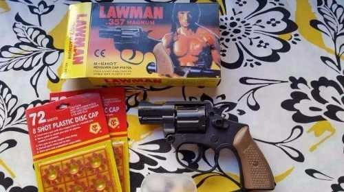 Brinquedo raiz dos anos 90, revólver de espoleta do RAMBO 🗿 