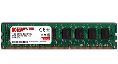  Komputerbay 4gb Ddr3 1333mhz Dimm Pc3-10600 2rx8 Dual Rank 