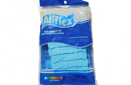 Caravanas Allflex Lisas Tamaño Chico Para Porcino - Ovino En Bolsa Con 25 Unidades 