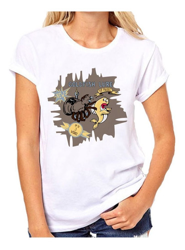 Remera De Mujer Goldfish Lure Top New Product Up To 3