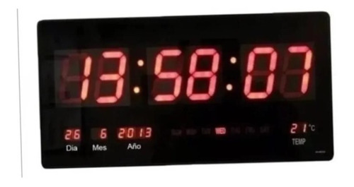 Reloj Digital De Pared Fecha-temperatura