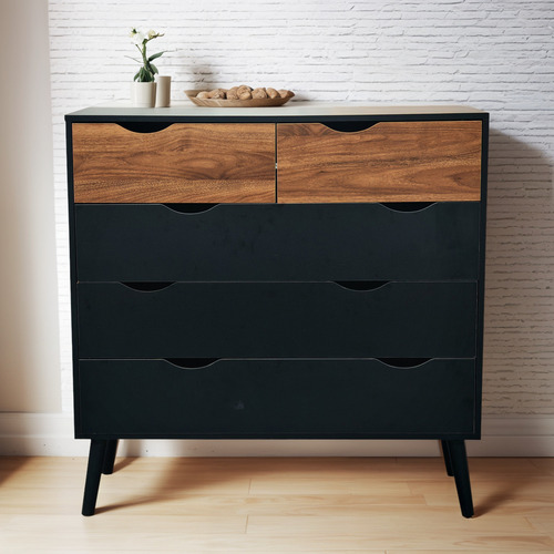 Mobi Bufetera De Madera Modelo Grijalva Con Cajones