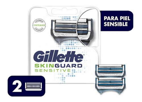 Repuestos De Afeitar Gillette Para Piel Sensible Skinguard X