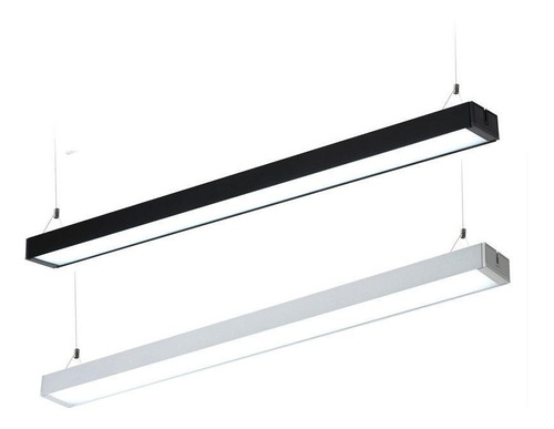 Lampara Led Colgante Moderna Deco Oficina 120cm*7cm 18w