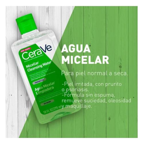 Imagen 3 de 8 de Cerave Agua Miscellaire 295ml