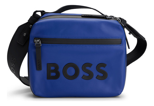 Bolsa Reporter Boss Com Alça E Logo Em Contraste