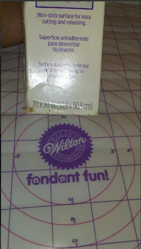 Tapete Distribución Guias Tortas Fondant Wilton 15 Vrdes