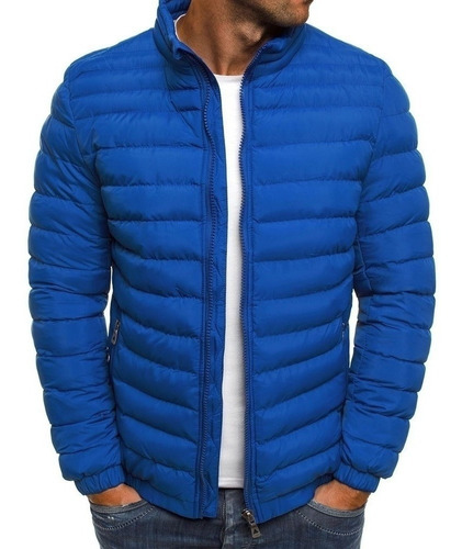 Chaqueta Acolchada Cálida Y Ligera Para Hombre