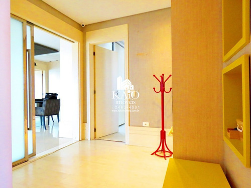 Imagem 20 de 26 de Apartamento Mobiliado 170m² 3suites Ar Condicionado Hidro 4vagas+depósito