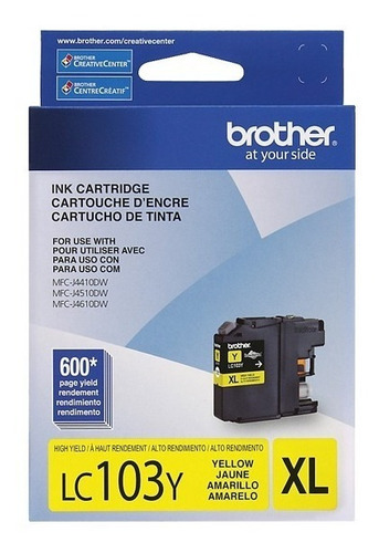 Cartucho Brother Lc103y Yellow