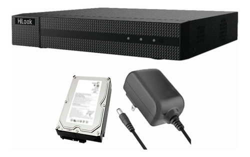 Hilook Kit Dvr-204g-plus-500 Dvr 4 Canales Turbohd + 1 Canal Ip  2 Mp Tecnología Acusense Lite Evita Falsas Alarmas + Disco Duro 500gb Audio Por Coaxitron Y Salida De Vídeo Full Hd