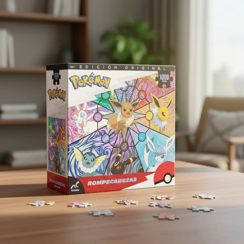 Rompecabezas Pokémon Eevee Edición 1000 Pzas