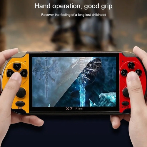 Consola Tipo Psp X7 Plus Retro Mini Portatil 2000 Juegos
