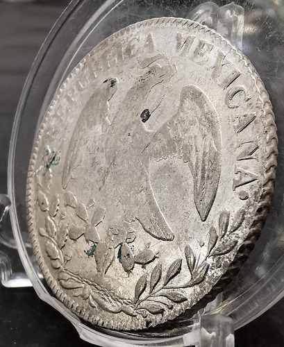 Moneda Original Plata 8 Reales 1850 Go Pf