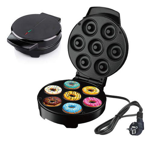 Mini Donut Maker, Superficie Antiadherente Eléctrica, 220 V