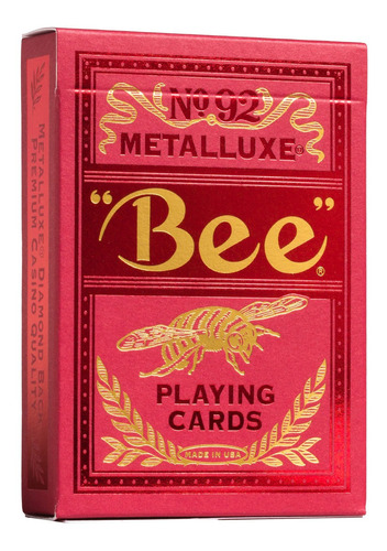 Bee Metalluxe - Cartas De Juego - Parte Trasera De Diama.