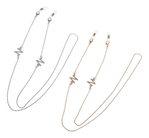 2 Piezas De Gafas De Cadena, Cordón, Correa Para El Cuello