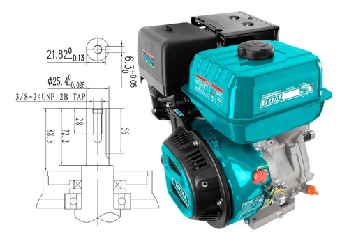 Motor Naftero Horizontal 9hp Total