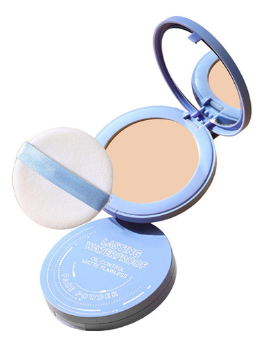 Polvo Compacto Para La Cara Con Control De Aceite Polvo Mate