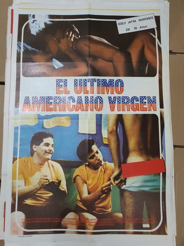 Afiche De Cine Original-el Ultimo Americano Virgen- 1976