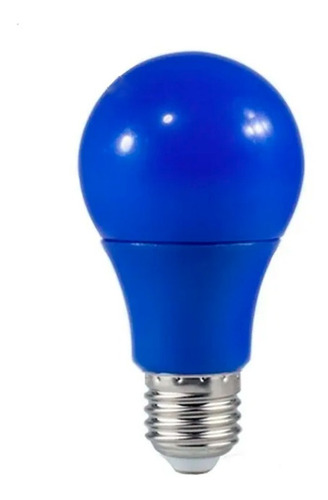 Ampolleta Led Rosca Normal E27 Color Azul - Sumatel