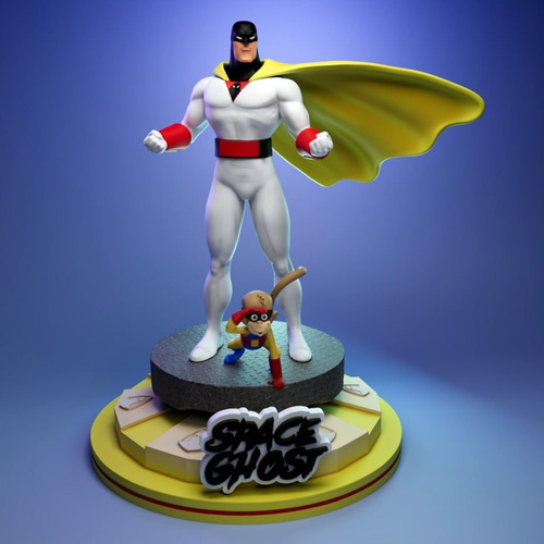 Archivo Stl Impresión 3d - Space Ghost - Fantasma Del Espaci