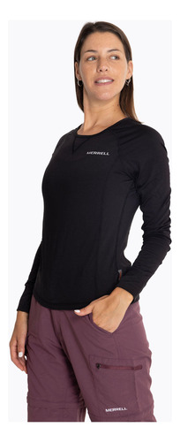 Primera Capa Mujer Top Sport Negro Merrell