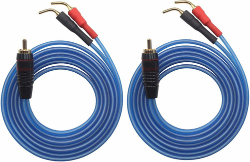 Kk Cable V1-w2 18 Gauge Ofc Cable De Altavonzas Par Con Rca 