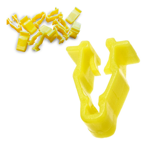 Nailon Amarillo - Clips Para Moldura Arco Rueda Parachoque