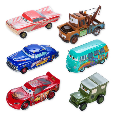 Toy Disney Pixar Cars Lightning Mcqueen Mack Hauler Con 6 Co
