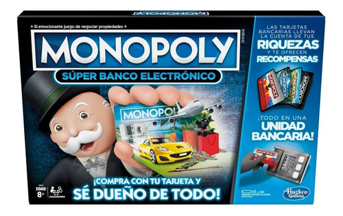 Juego De Mesa Monopoly Super Banco Electrónico Recompensas