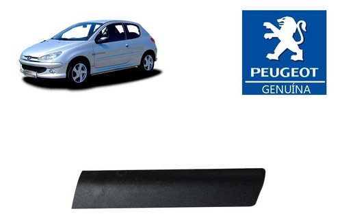 Acabamento De Porta Dianteira Do Lado Esquerdo Peugeot 206