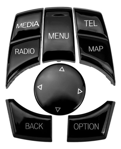 Juego De Botones De Control Multimedia Bmw 1 3 5 X1 X3 X5 X6