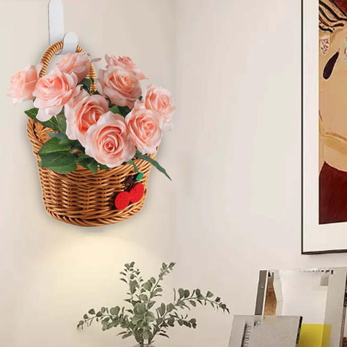 Cesta Para Colgar En La Pared, Cesta Colgante Para Frutas Y