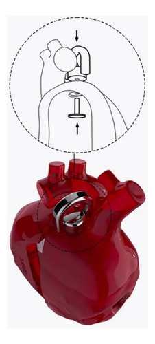 Funda Para Auriculares Con Corazón Para AirPods 3 Rojo